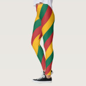 Litauische Farben für nationale Flaggen diagonal g Leggings (Links)