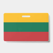 litauische Flagge Ausweis (Rückseite)