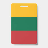 litauische Flagge Ausweis (Rückseite)