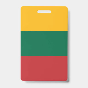 Litauische Flagge Ausweis