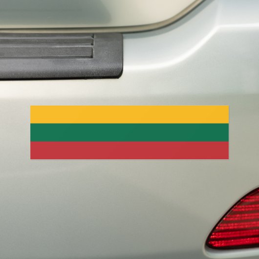 litauische Flagge Autoaufkleber (Auf Auto)