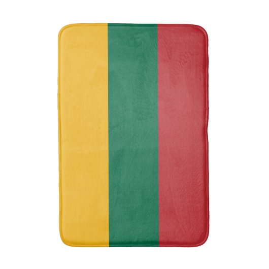 litauische Flagge Badematte (Vorderseite Vertikal)