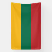 litauische Flagge Banner (Vertikal)