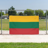 litauische Flagge Banner (InSitu)
