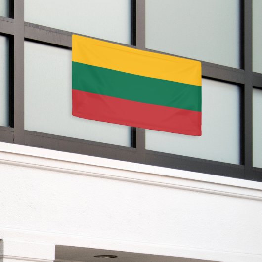 litauische Flagge Banner (Äußeres Gebäude)