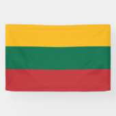 litauische Flagge Banner (Horizontal)