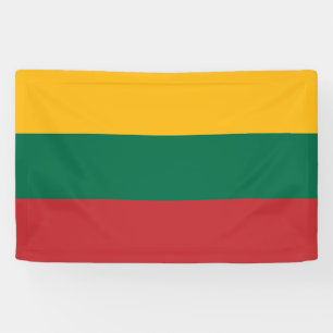 litauische Flagge Banner