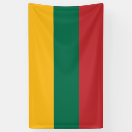 litauische Flagge Banner (Vertikal)