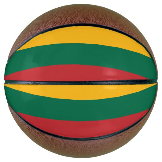 litauische Flagge Basketball (Vorderseite)