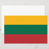 litauische Flagge Briefpapier (Vorne/Hinten)