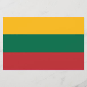 litauische Flagge Briefpapier