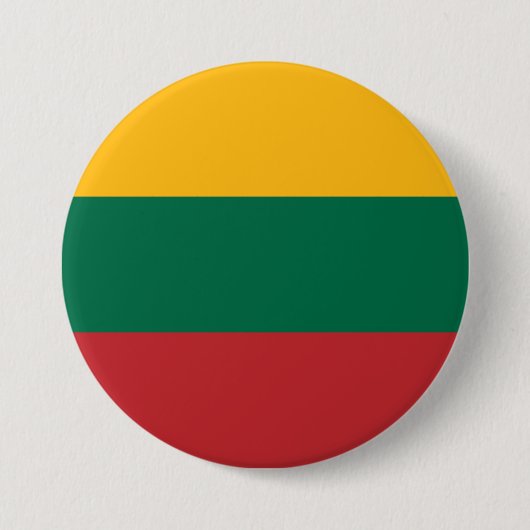 litauische Flagge Button (Vorderseite)