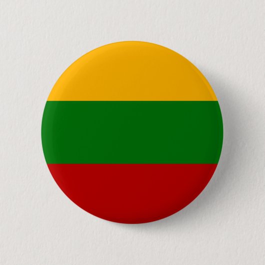 Litauische Flagge Button (Vorderseite)