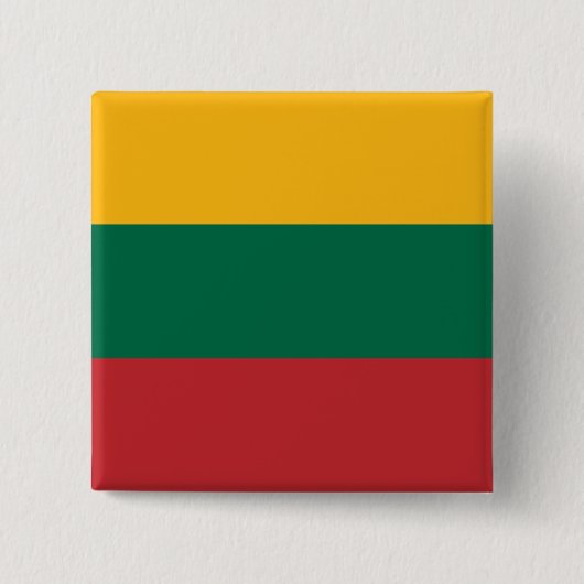 Litauische Flagge Button (Vorderseite)
