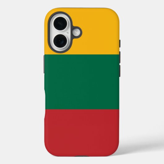 litauische Flagge Case-Mate iPhone Hülle (Rückseite)