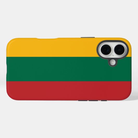 litauische Flagge Case-Mate iPhone Hülle (Rückseite (Horizontal))
