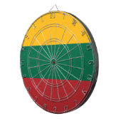litauische Flagge Dartscheibe (Vorderseite rechts)