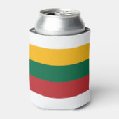 litauische Flagge Dosenkühler (Kanne Vorderseite)