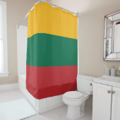 litauische Flagge Duschvorhang (Beispiel)