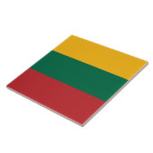 litauische Flagge Fliese (Seite)