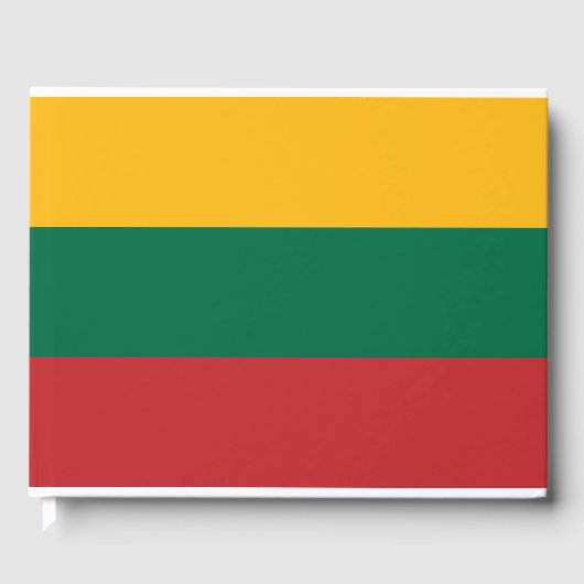 litauische Flagge Gästebuch (Vorderseite)