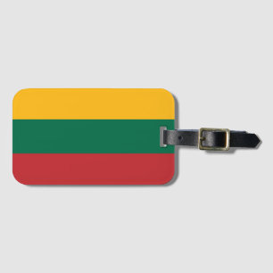 Litauische Flagge Gepäckanhänger
