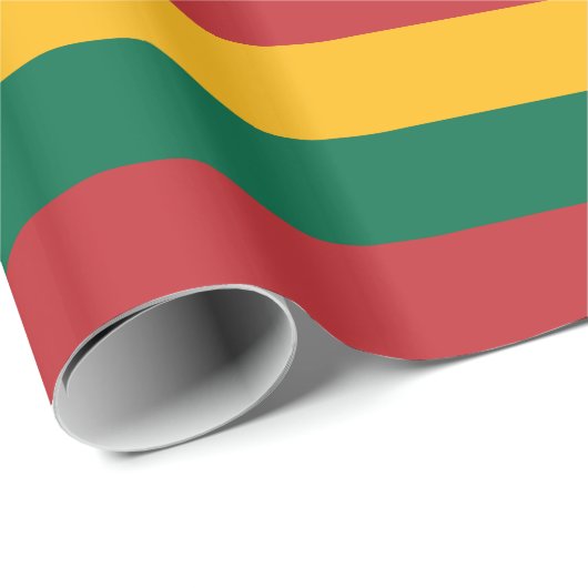 litauische Flagge Geschenkpapier (Rolleneckpunkt)