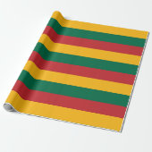 litauische Flagge Geschenkpapier (Ungerollt)