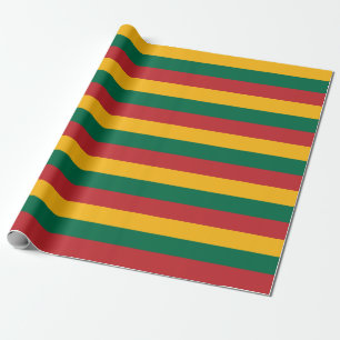 Litauische Flagge Geschenkpapier