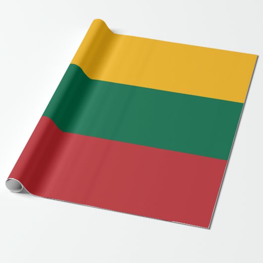 litauische Flagge Geschenkpapier (Ungerollt)