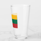 litauische Flagge Glas (Links)