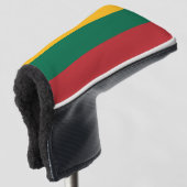 litauische Flagge Golf Headcover (3/4 Vorderseite)