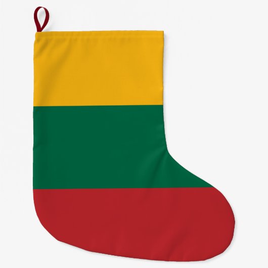 litauische Flagge Großer Weihnachtsstrumpf (Vorderseite)