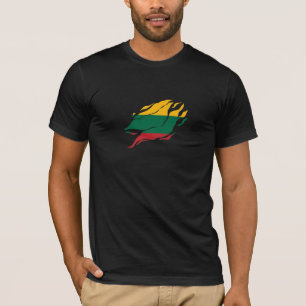 Litauische Flagge in mir, Lietuva in KGB-Mark T-Shirt