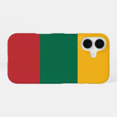 litauische Flagge iPhone 16 Hülle (Rückseite (Horizontal))