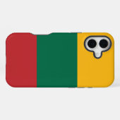 Litauische Flagge iPhone Hülle (Rückseite (Horizontal))
