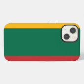 Litauische Flagge iPhone Hülle (Rückseite (Horizontal))