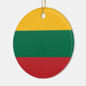litauische Flagge Keramik Ornament (Links)