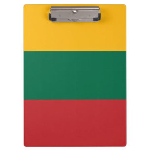 Litauische Flagge Klemmbrett