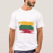 Litauische Flagge - Kunst T-Shirt (Vorderseite)