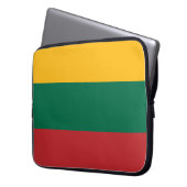 litauische Flagge Laptopschutzhülle (Vorderseite Links)