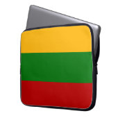 Litauische Flagge Laptopschutzhülle (Vorderseite Links)