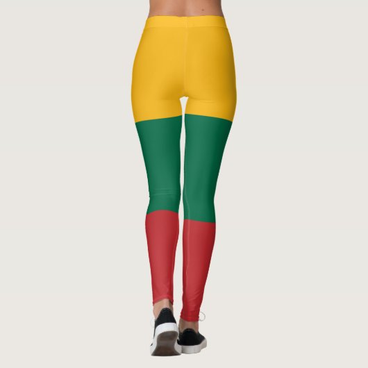 litauische Flagge Leggings (Rückseite)