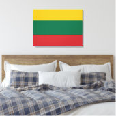 litauische Flagge Leinwanddruck (Insitu (Schlafzimmer))