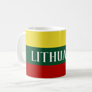 Litauische Flagge Litauen Kaffeetasse