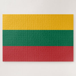 Litauische Flagge (Litauen) Puzzle