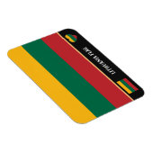 Litauische Flagge & Litauen - Reise, Urlaub /Sport Magnet (Rechte Seite)