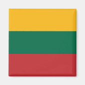 litauische Flagge Magnet (Vorne)
