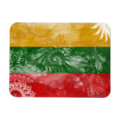 litauische Flagge Magnet (Horizontal)
