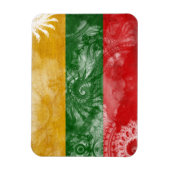 litauische Flagge Magnet (Vertikal)